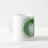 Maltesischer St. Patrick's Day Kaffeetasse (Vorderseite Links)