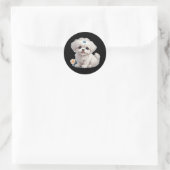 Maltesischer Sticker (Tasche)