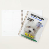 Maltesischer Terrier Parody Magazine Cover Planer (Anzeige)