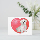 Maltesischer Valentinstag Feiertagspostkarte (Stehend Vorderseite)