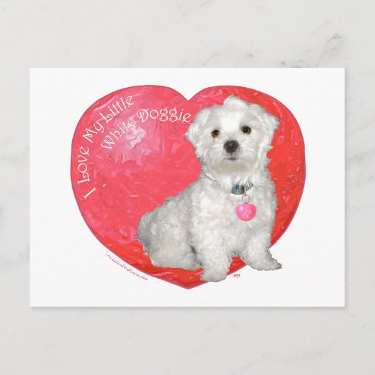 Maltesischer Valentinstag Feiertagspostkarte (Vorderseite)
