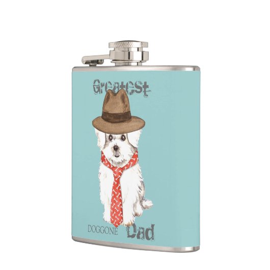 maltesischer Vater Flachmann (Links)