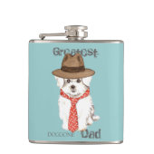 maltesischer Vater Flachmann (Vorderseite)