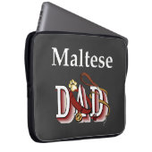 maltesischer Vater Laptopschutzhülle (Vorne Rechts)