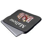 maltesischer Vater Laptopschutzhülle (Vorne Knopf)