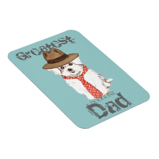 maltesischer Vater Magnet (Rechte Seite)