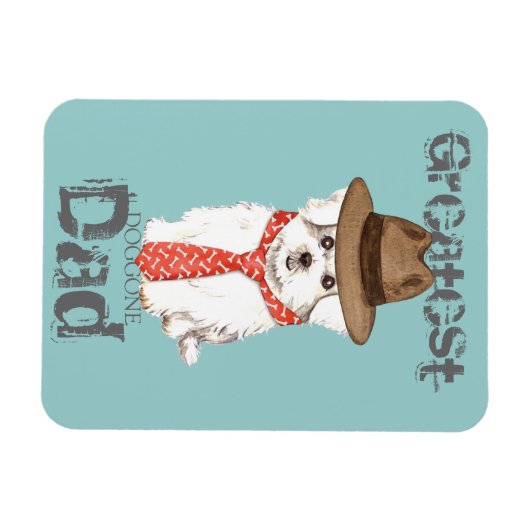 maltesischer Vater Magnet (Horizontal)