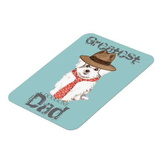 maltesischer Vater Magnet (Linke Seite)