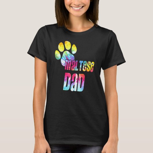 maltesischer Vater T-Shirt (Vorderseite)