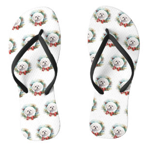 Maltesischer Weihnachtsmann Badesandalen