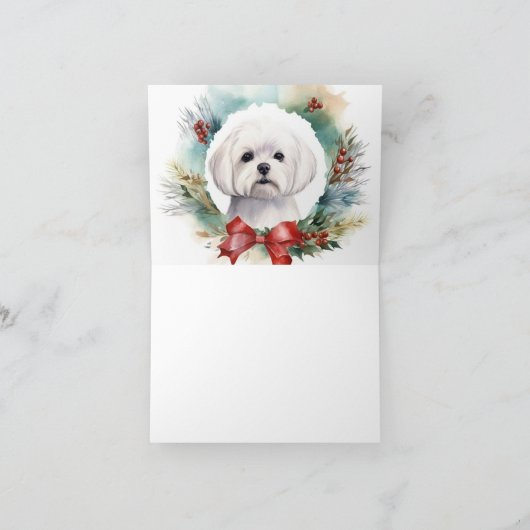 Maltesischer Weihnachtsmann Karte (Innenseite)