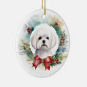 Maltesischer Weihnachtsmann Keramik Ornament (Rechts)