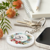 Maltesischer Weihnachtsmann Schlüsselanhänger (Vorderseite rechts)