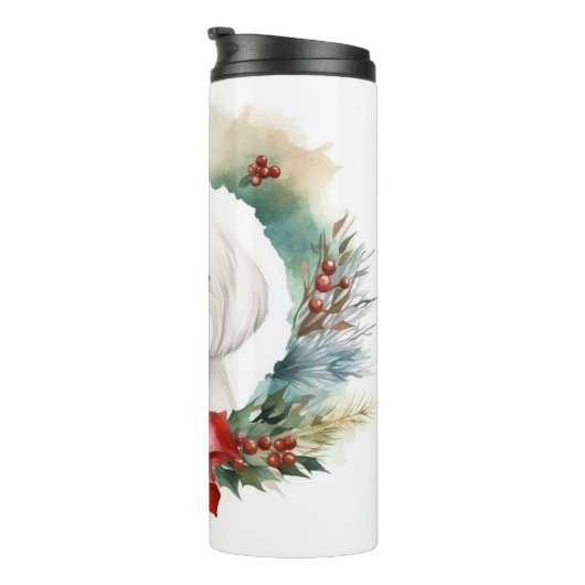 Maltesischer Weihnachtsmann Thermosbecher (Nach rechts gedreht)