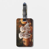 Maltesischer Welpe Autumn Delight Pumpkin Gepäckanhänger