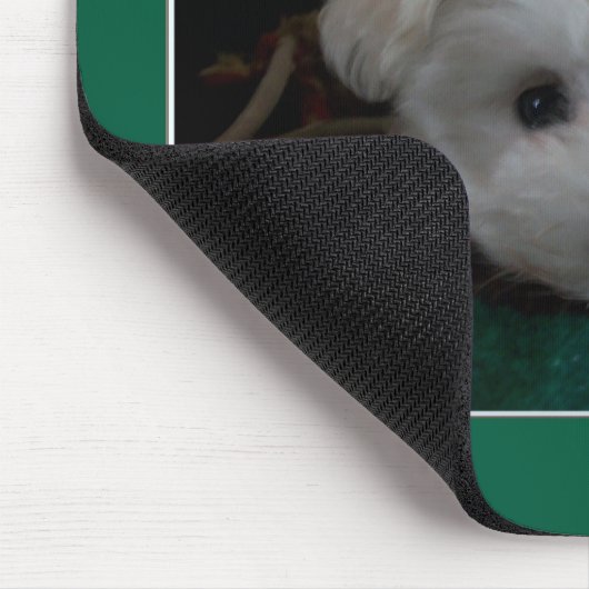 Maltesischer Welpe Eyes Mouse Pad Mousepad (Ecke)