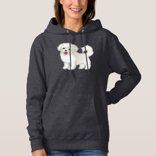 Maltesischer Welpe Hoodie