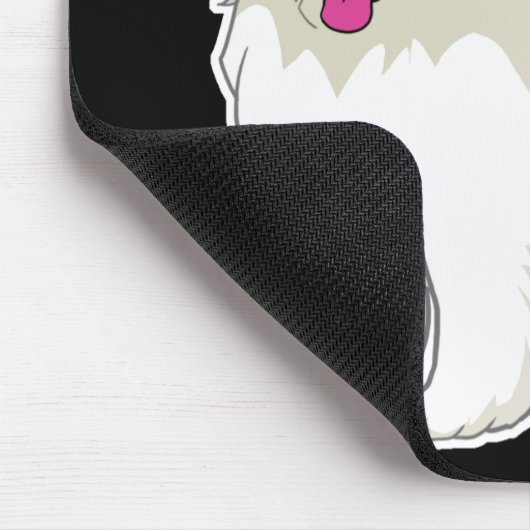 Maltesischer Welpe Mousepad (Ecke)