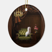 Maltesischer Welpenhund Kronier Tree Ornament (Links)