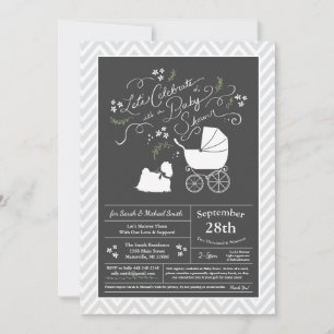 Maltesisches Baby Duwer Gender Neutral Einladung