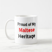 maltesisches Erbe Kaffeetasse (Links)