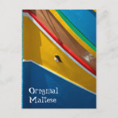 Maltesisches Fischerboot | Marsaxlokk - Malta Postkarte (Vorderseite)