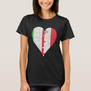 Maltesisches Flaggenherz T-Shirt