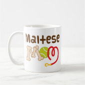 Maltesisches Geschenk der Mama-(Hundezucht) Kaffeetasse (Links)