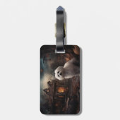 Maltesisches Halloween Beängstigend Gepäckanhänger (Rückseite vertikal)