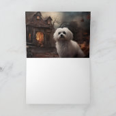 Maltesisches Halloween Beängstigend Karte (Innenseite)