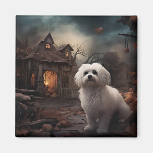 Maltesisches Halloween Beängstigend Magnet