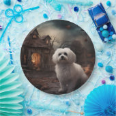 Maltesisches Halloween Beängstigend Pappteller (Party)