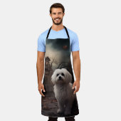 Maltesisches Halloween Beängstigend Schürze (Getragen)