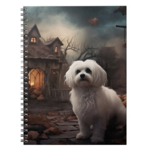 Maltesisches Halloween Gruselig Notizblock