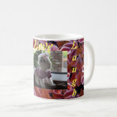 Maltesisches Herbstleaves-Design Kaffeetasse (VorderseiteRechts)