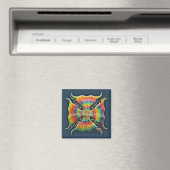 Maltesisches Kreuz in Krawatte Magnet (In Situ (Geschirrspüler))
