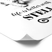 Maltesisches Leben ist besser mit dem benutzerdefi Poster (Ecke)