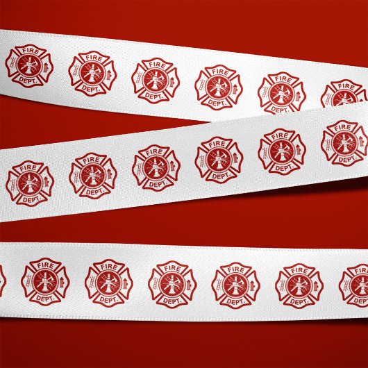 Maltesisches Symbol-Muster Satinband