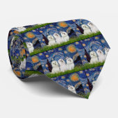 Maltesisches Trio - Starry Night Krawatte (Gerollt)