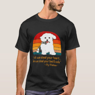 Maltesisches Welpenangebot Tolle Mama für Hunde T-Shirt
