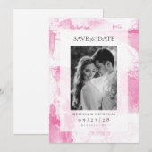 Maltextur Foto Save The Date (Vorne/Hinten)