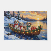 Malti Tzu Christmas Boat Holiday Fußmatte (Vorderseite)