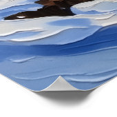 Malti Tzu Christmas Boat Holiday Poster (Ecke)