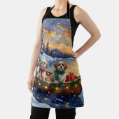 Malti Tzu Christmas Boat Holiday Schürze (InSitu)