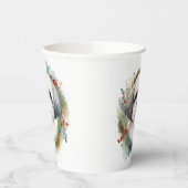 Malti Tzu Christmas Wreath Festivals Pappbecher (Links)