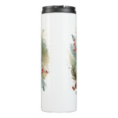 Malti Tzu Christmas Wreath Festivals Thermosbecher (Rückseite)