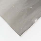 Malti Tzu Dog im Schnee Weihnachten Fleecedecke (Ecke)