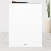 Malti Tzu Dog in St. Patrick's Day Dress Karte (Rückseite)