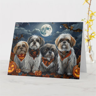 Malti Tzu Halloween Spooky Karte