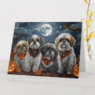 Malti Tzu Halloween Spooky Karte